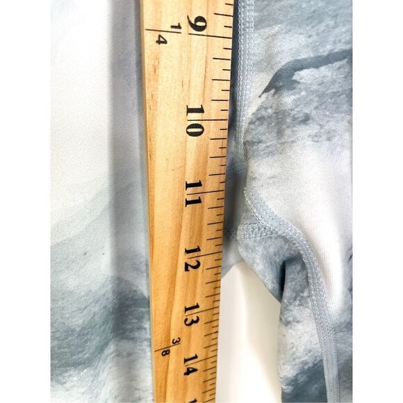 Anthro All Fenix Aryah 7/8 Legging Activewear Charcoal White Size L - Picture 10 of 13